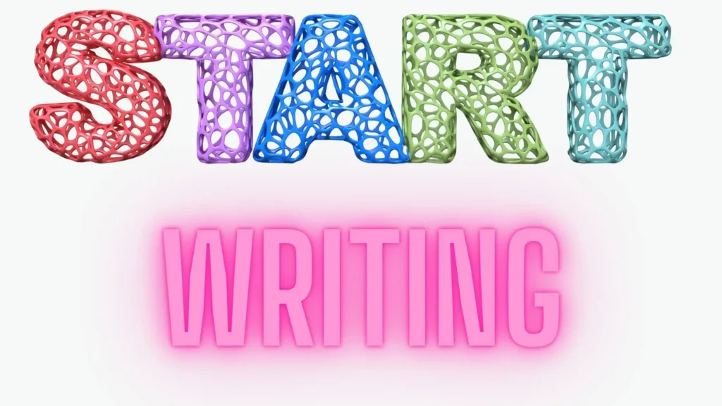 How to start writing