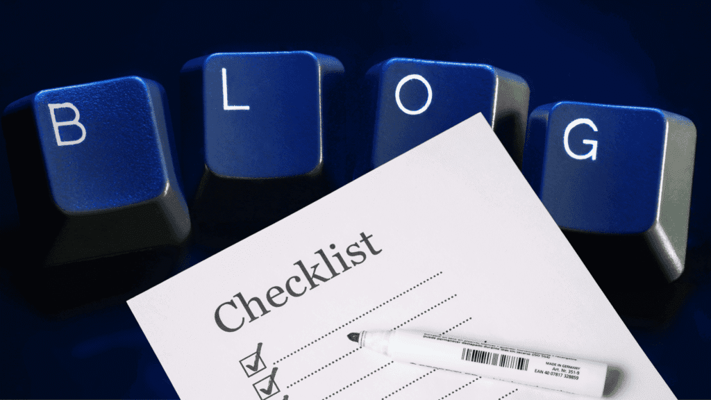 Best blogging checklist for beginners